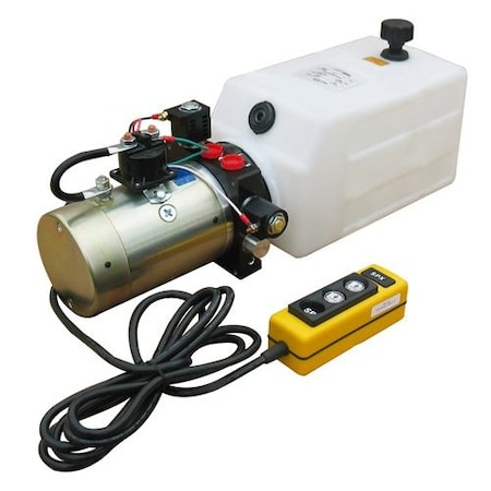 Spx Hydraulic Power Unit 12V DC, Double Acting, 1.5 GPM, SAE 6 Ports, 2000 PSI, 8 Qt. Poly Tank 251027